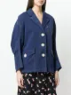 Miu Miu Jeansblazer mit großen Knöpfen