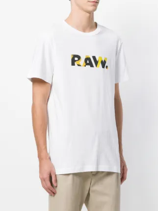 raw print T-shirt展示图