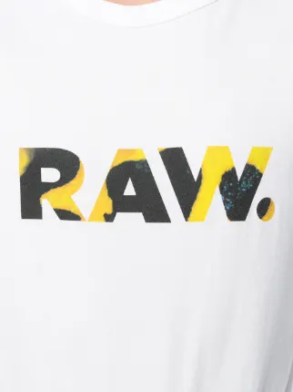 raw print T-shirt展示图