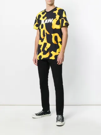 raw print T-shirt展示图