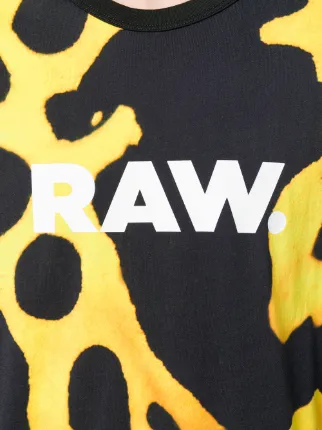 raw print T-shirt展示图