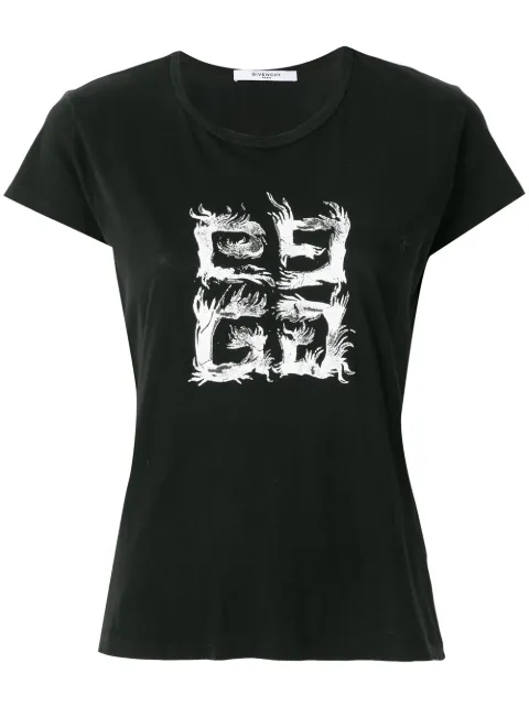 Click to view more detailed imagery on our partner's website Givenchy Women's Bw70603Z1M001 Black Cotton T-Shirt