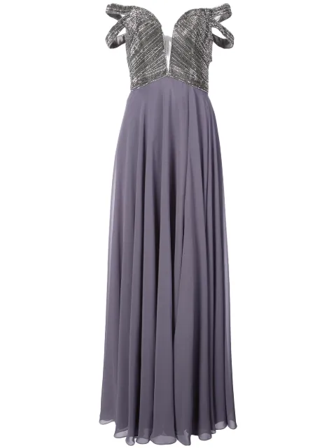 La Femme Off the Shoulder Dress