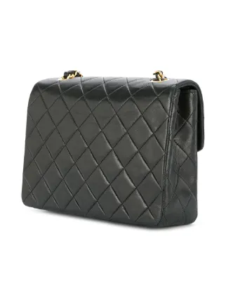 Chanel Vintage Quilted Flap Bag Farfetch Chanel Vintage Quilted Flap Bag
