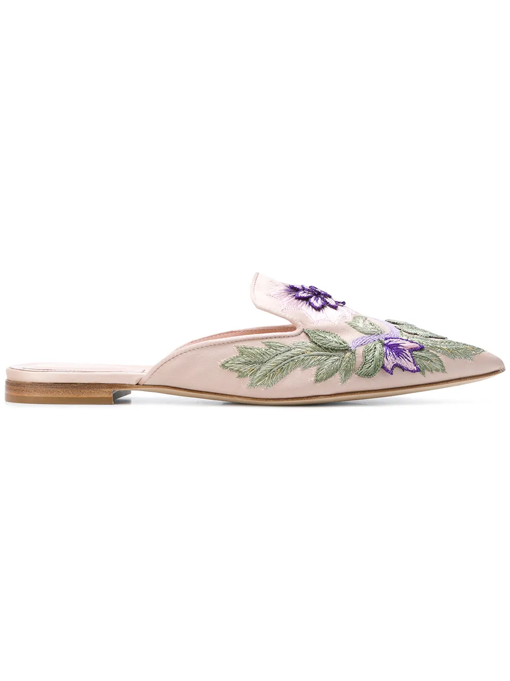 Alberta Ferretti Floral Embroidered Mules - Tendenza classica, vale la pena avere Alberta Ferretti Floral Embroidered Mules - Tendenza classica, vale la pena avere