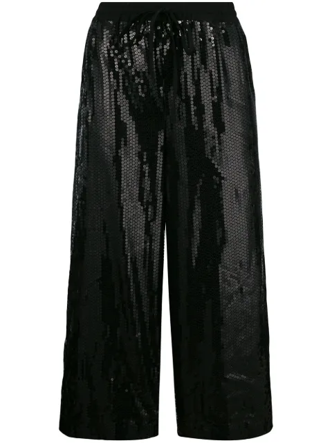 P.A.R.O.S.H. cropped drawstring trousers