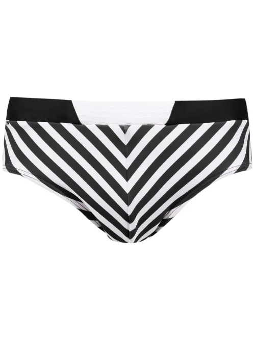 Striped swim briefs - Amir Slama - Modalova