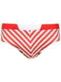 Amir Slama striped swim briefs - Red