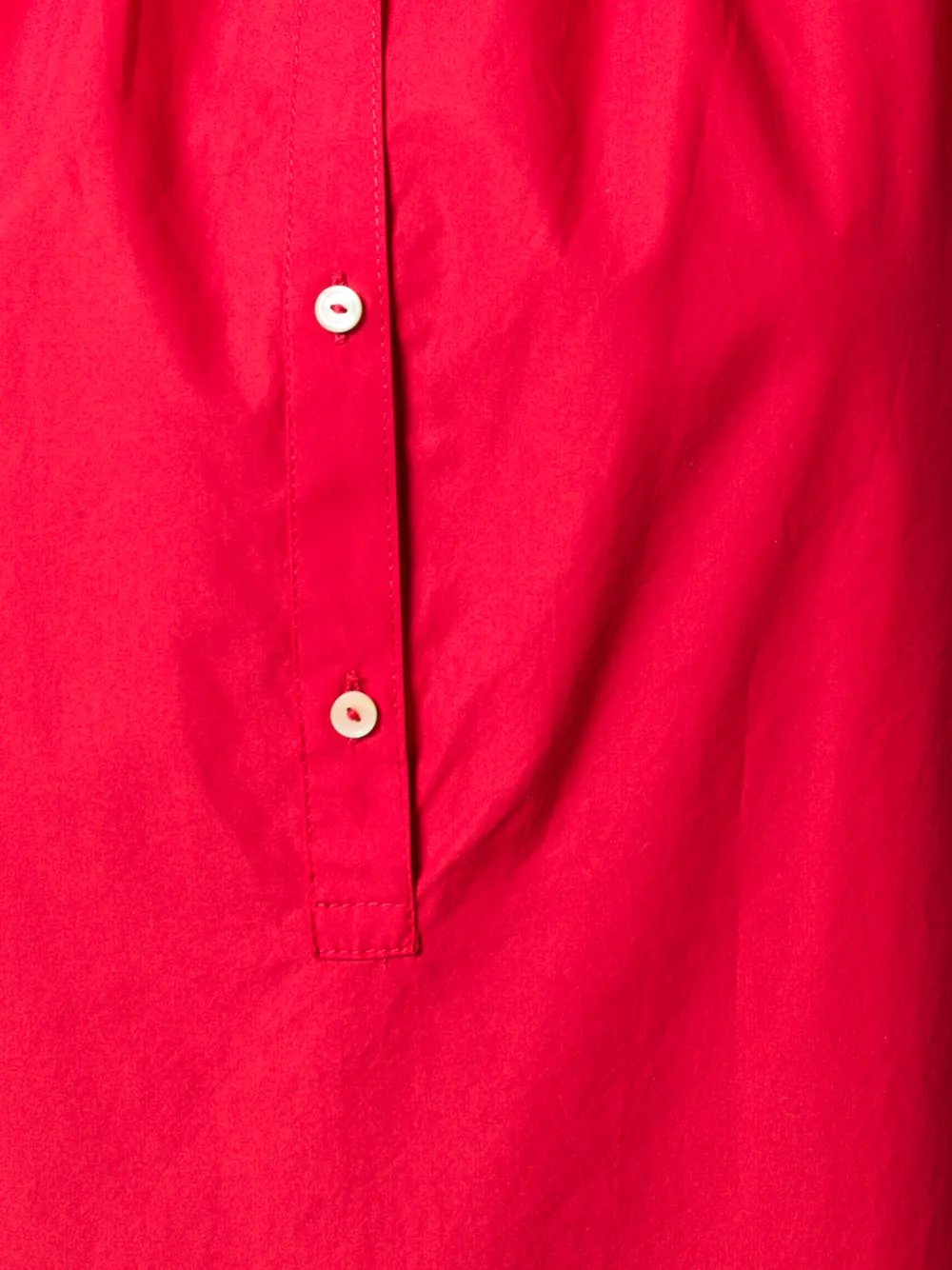 Nili Lotan henley blouse Rood