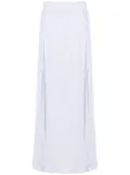 Amir Slama side slits skirt - White