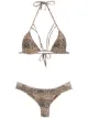 Image 1 of Amir Slama printed triangle top bikini set