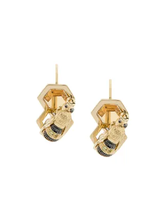 Delfina Delettrez 9kt Yellow Gold To Bee Or Not Be Earring Farfetch Delfina Delettrez 9kt Yellow Gold To Bee Or Not Be Earring