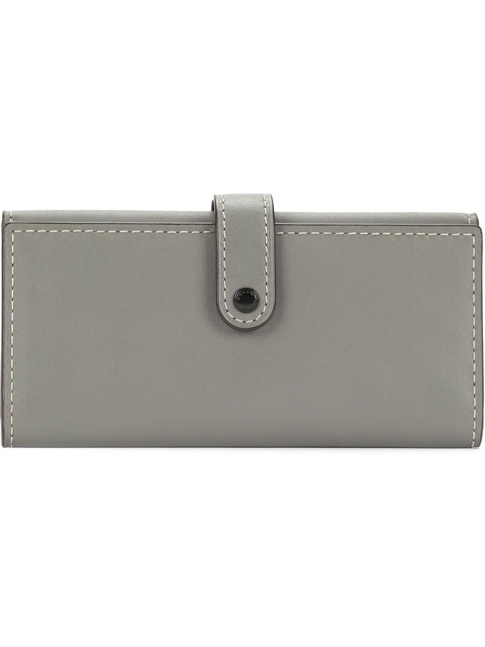 coach 三折牛皮钱包 - 灰色