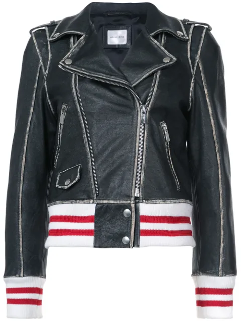 Anine Bing Quinlan Leather Jacket Farfetch Anine Bing Quinlan Leather Jacket