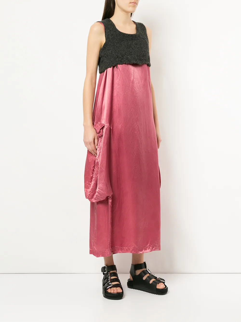 фото Comme des garçons pre-owned layered draped long dress