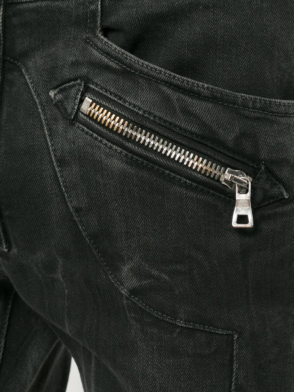 Balmain slim biker jeans 176 BLACK