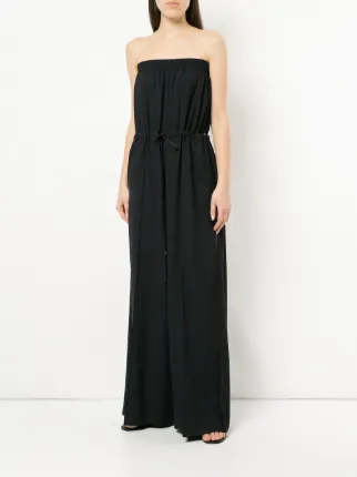 strapless lace trimmed jumpsuit展示图