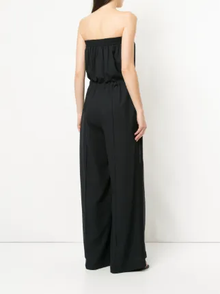 strapless lace trimmed jumpsuit展示图