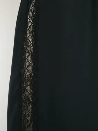 strapless lace trimmed jumpsuit展示图