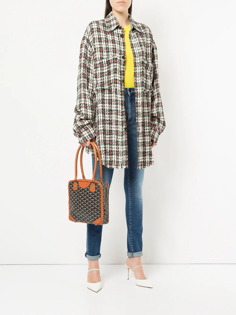 Goyard Monogram Shoulder Bag Farfetch