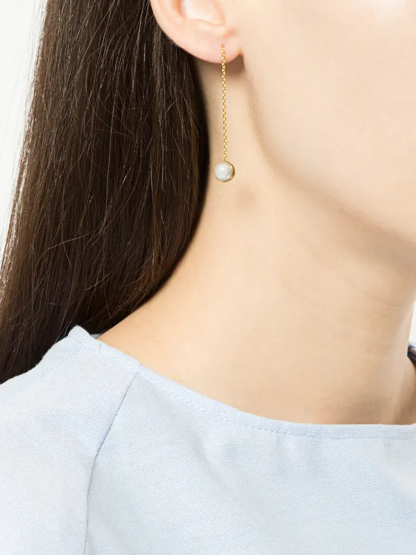 Shihara Half Pearl Chain Pierce 90° - Farfetch