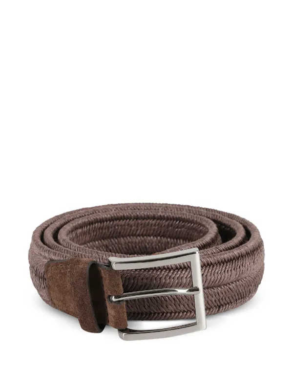 Orciani Braided Belt | Brown | FARFETCH display picture 1
