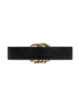 Gucci Leather belt with crystal Double G buckle