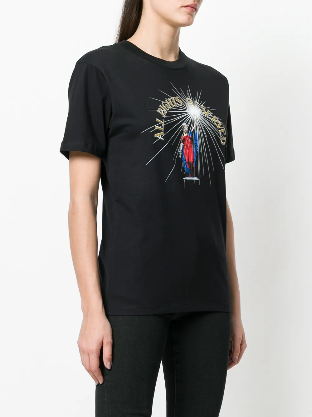  Off White 'all Rights Reserved' T Shirt   Schwarz 