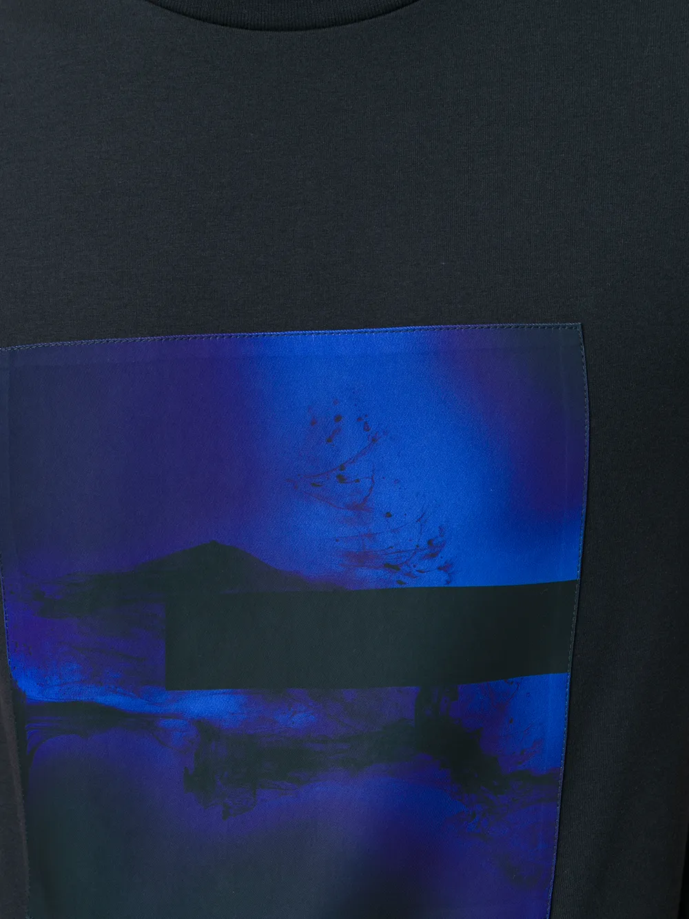 Neil Barrett graphic print T-shirt Blauw