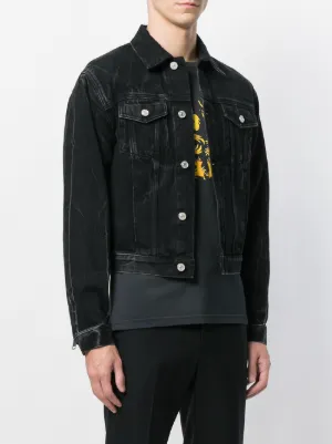 givenchy black jean jacket