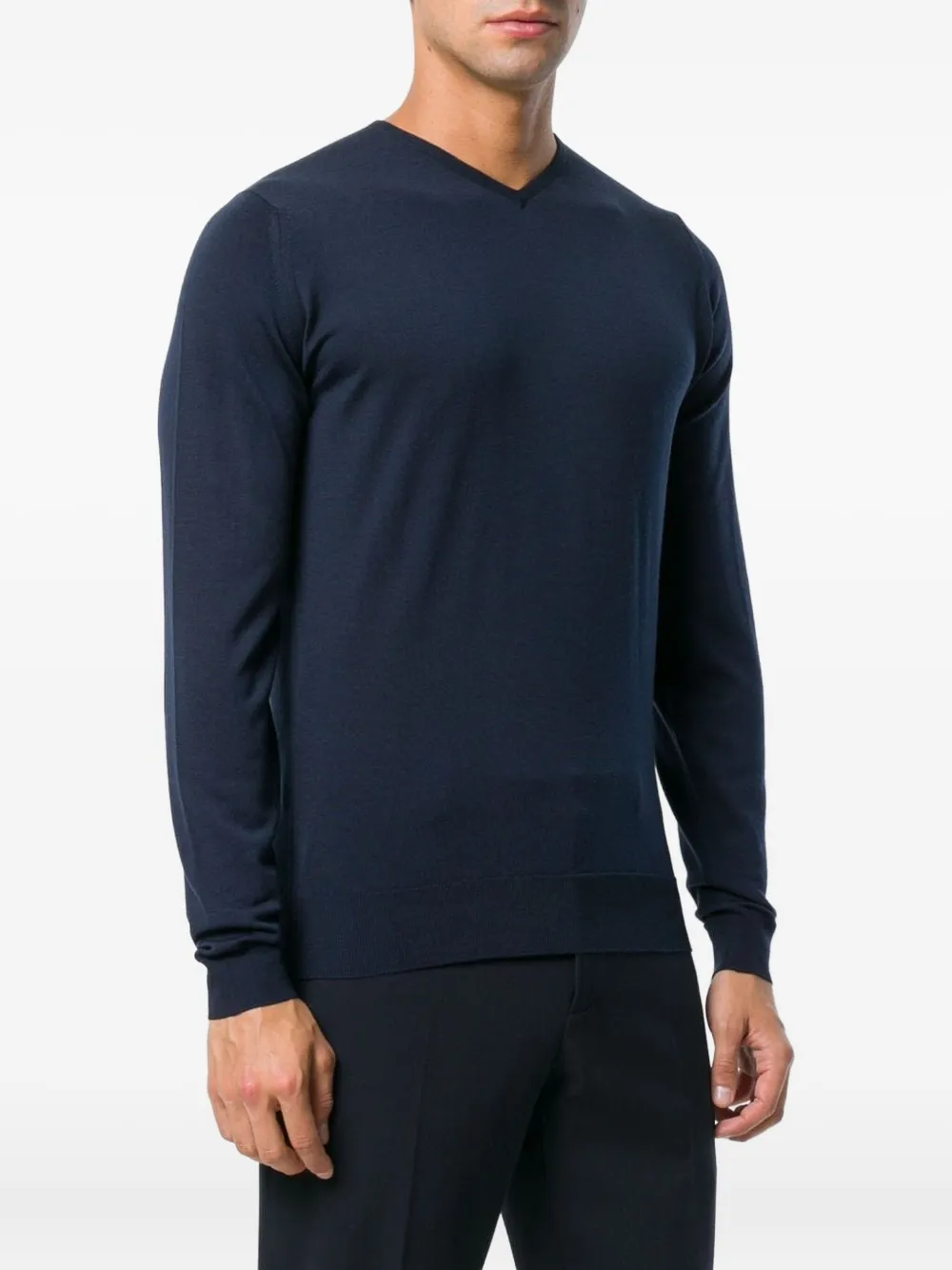 John Smedley Shipton V-neck sweater | Knitted Sweaters | Image 2