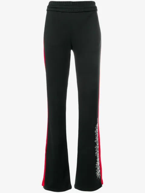 Off-White pantalones con detalle bordado