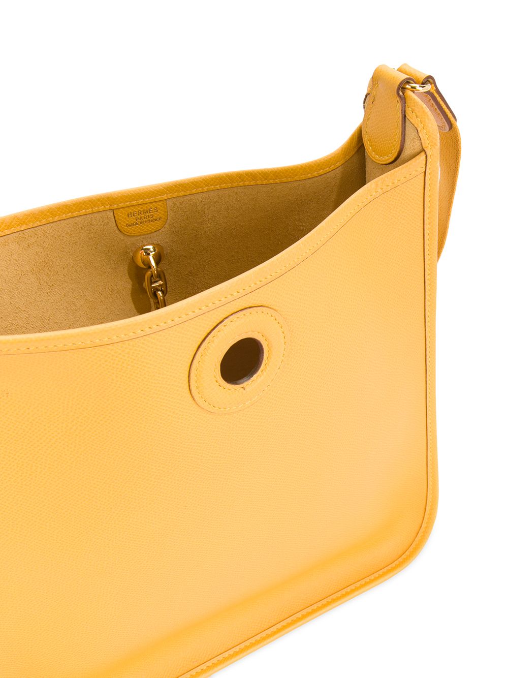 Hermes - Yellow Leather Vespa PM Shoulder Bag