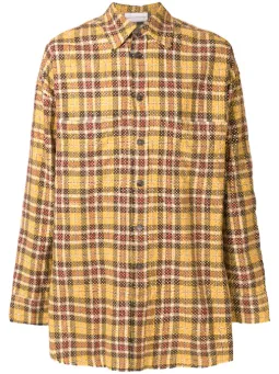 Camisa oversized xadrez