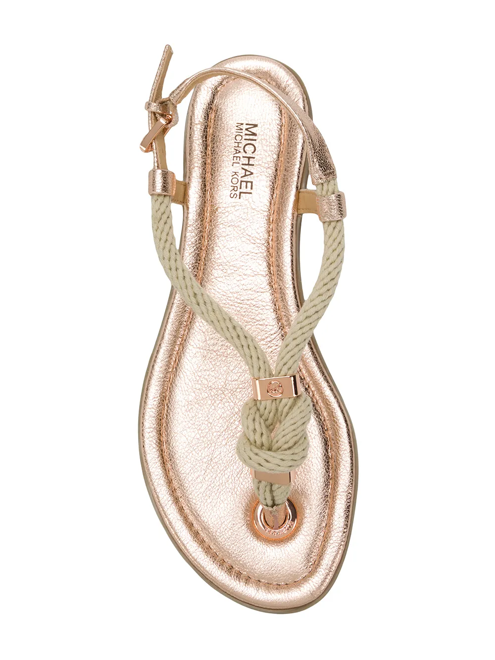michael kors holly rope trim sandal