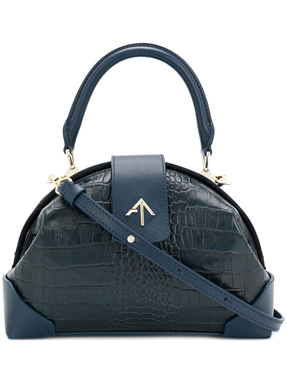 demi croc shoulder bag