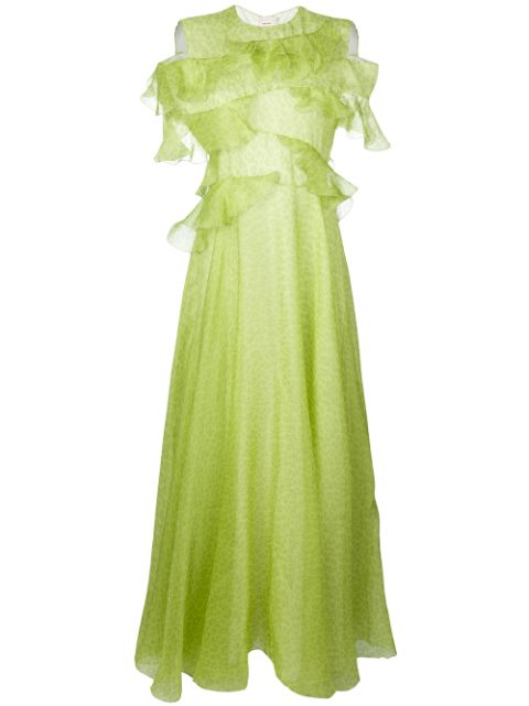 MAISON RABIH KAYROUZ ruffle trimmed gown,R858E18D12845801