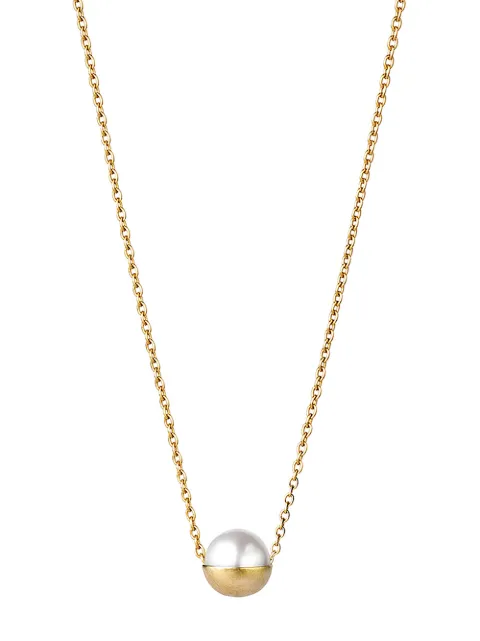 Shihara Half Pearl Necklace 0°