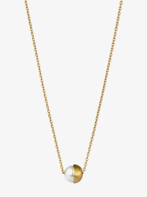 Shihara Half Pearl Necklace 90°