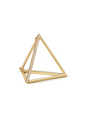 Shihara Diamond Triangle Pierce 20 (01) 通販 - FARFETCH