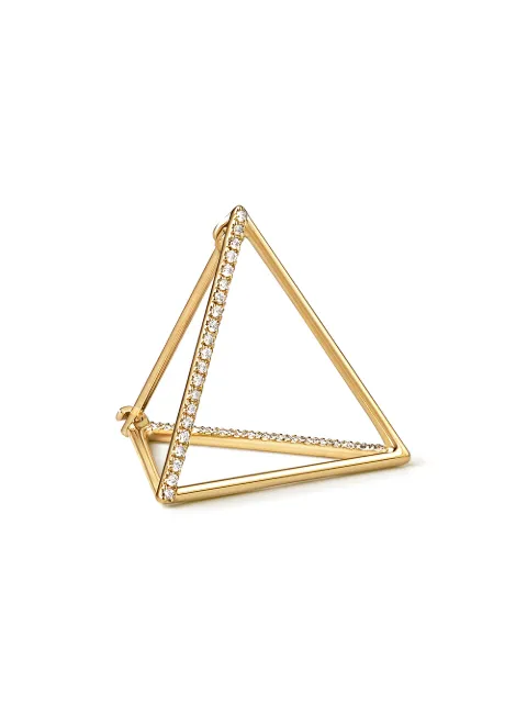 Shihara Dreieckiger Ohrring mit Diamanten