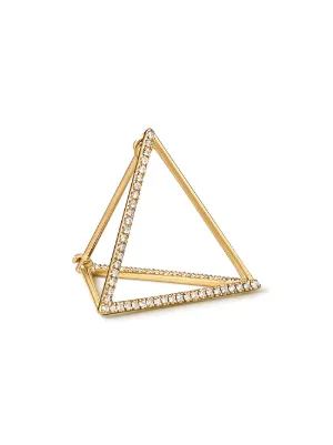 Shihara Diamond Triangle Pierce 20 (01) 通販 - FARFETCH