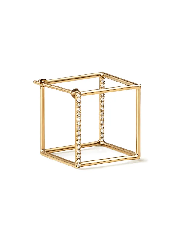 Shihara Diamond Square Pierce 15 (01) 通販 - FARFETCH