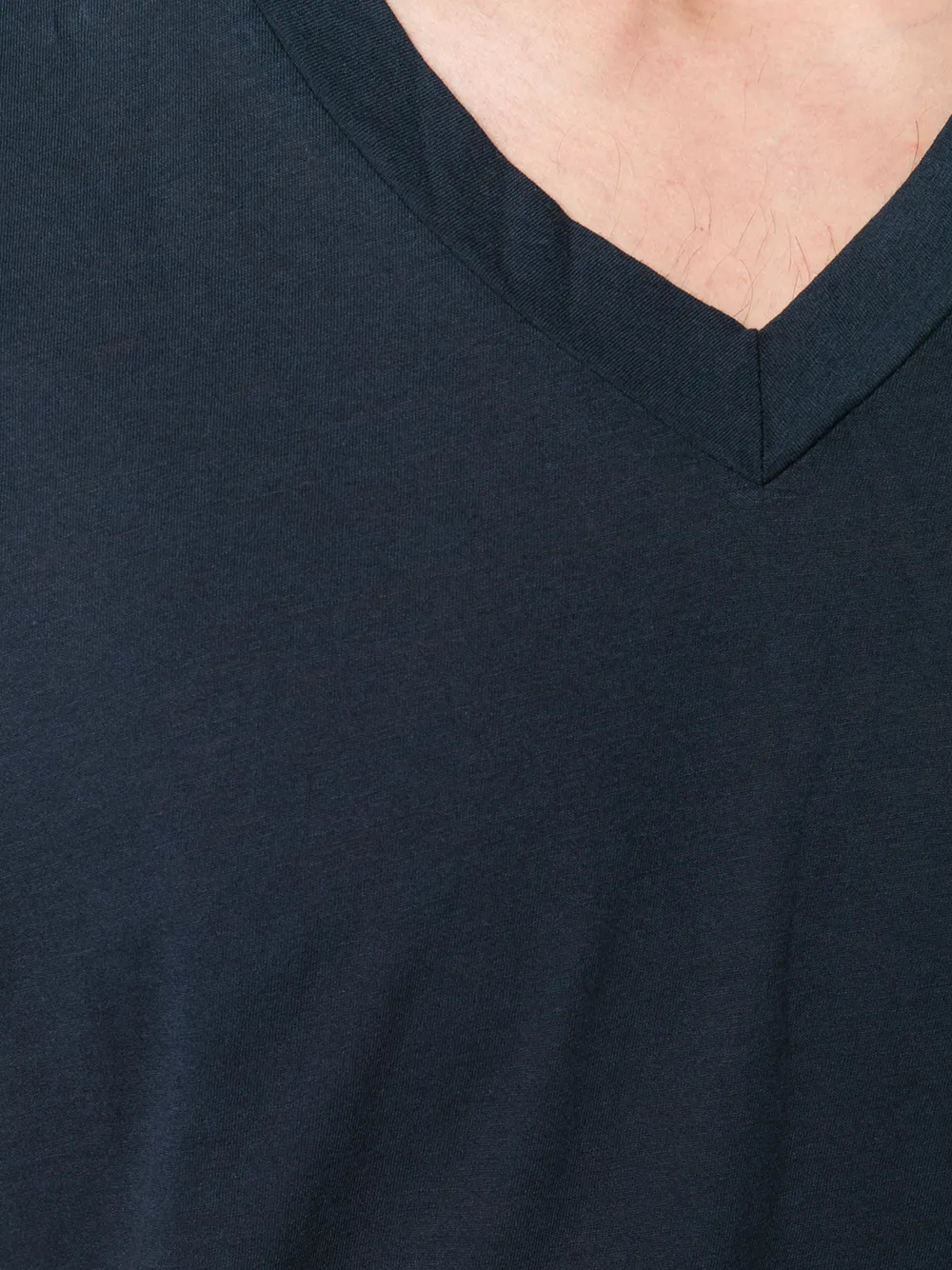 James Perse V-neck T-shirt Blauw