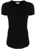 James Perse sheer slub crew neck tee - Black