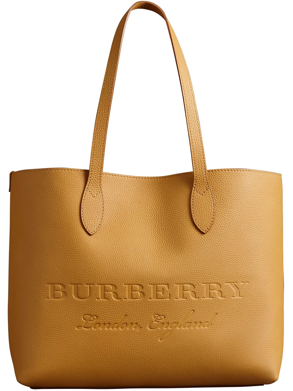 burberry embossed leather tote