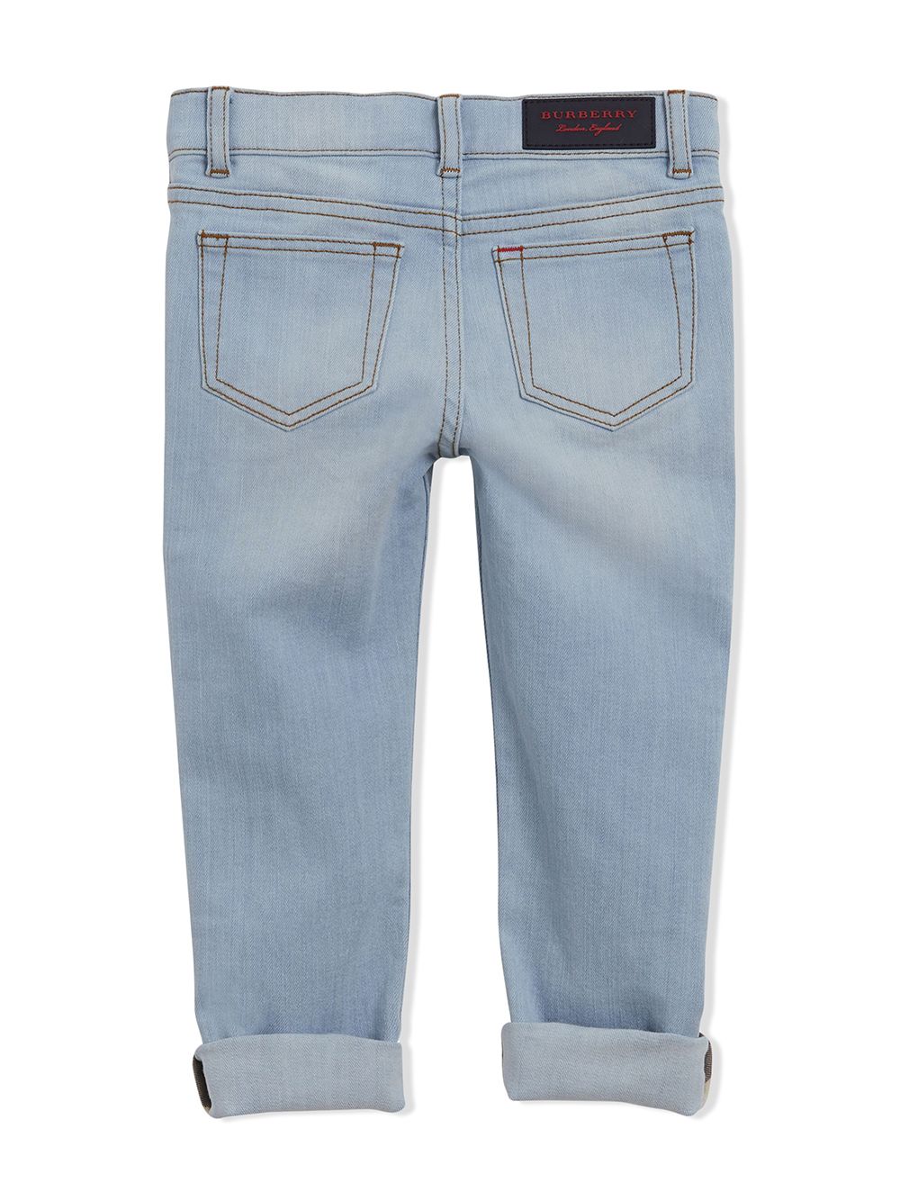 Burberry Kids Relaxed Fit Stretch Jeans - Blauw