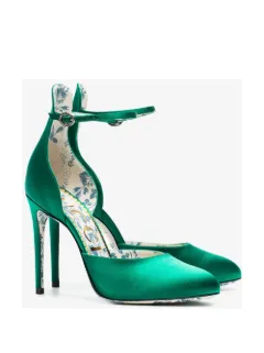 green gucci pumps