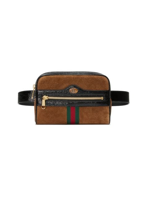 suede gucci belt bag