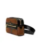 Gucci brown Ophidia small suede belt bag